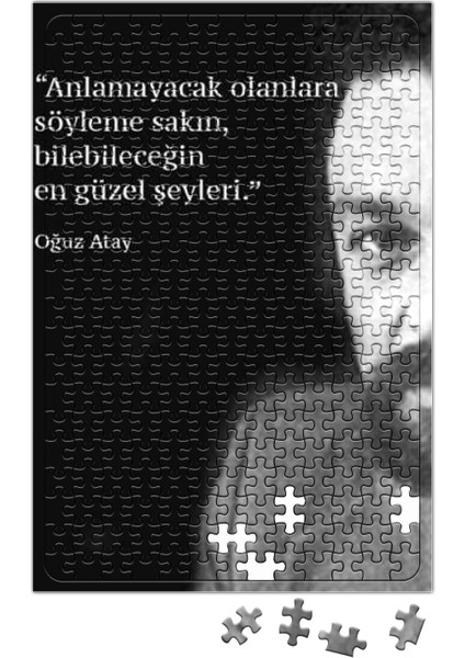 Oğuz Atay Söz Puzzle 240 Parça Yapboz