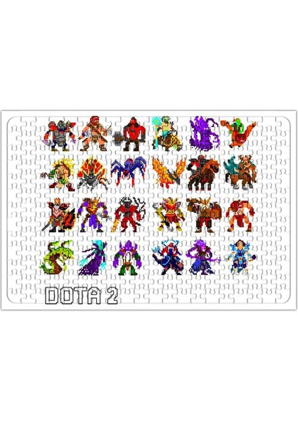 Dota 8bits Puzzle 240 Parça Yapboz