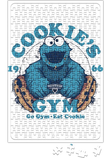 Cookie Monster Kurabiye Canavarı Puzzle 240 Parça Yapboz