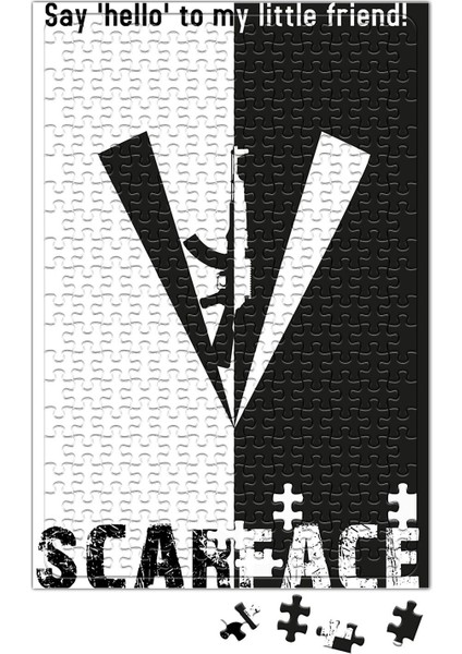 Scarface Say Hello To My Little Firend! Puzzle 240 Parça Yapboz
