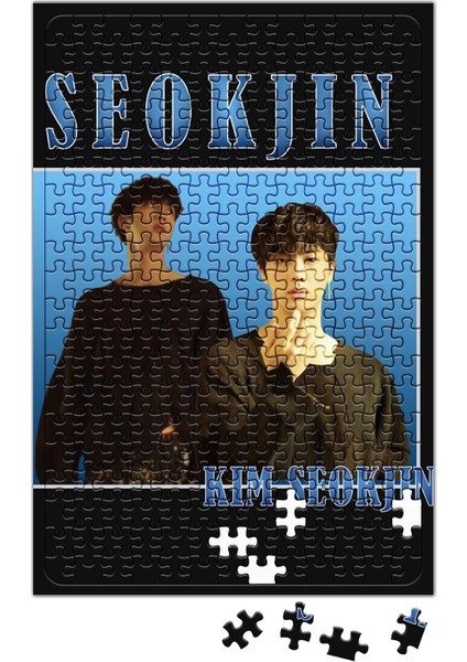 Baskı Dükkanı Kim Seokjin Vintage Bts Puzzle 240 Parça Yapboz