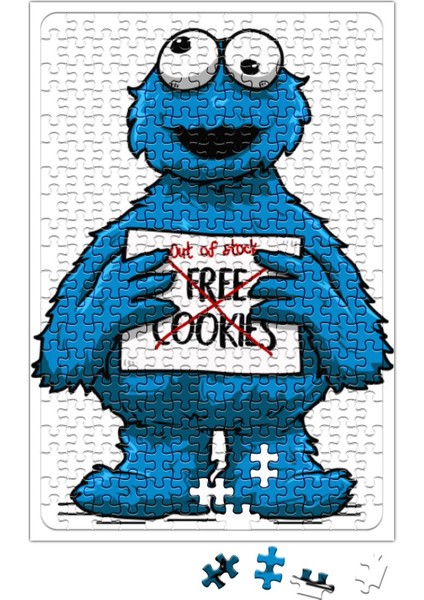 Monster Cookies Kurabiye Canavarı Puzzle 240 Parça Yapboz