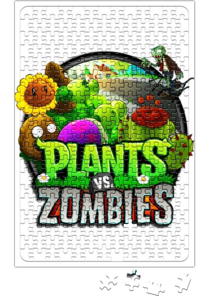 Baskı Dükkanı Plants ve Zombies Plants ve Zombies Puzzle 240 Parça Yapboz