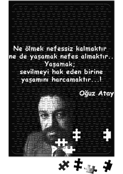 Oğuz Atay Yaşamak Puzzle 240 Parça Yapboz