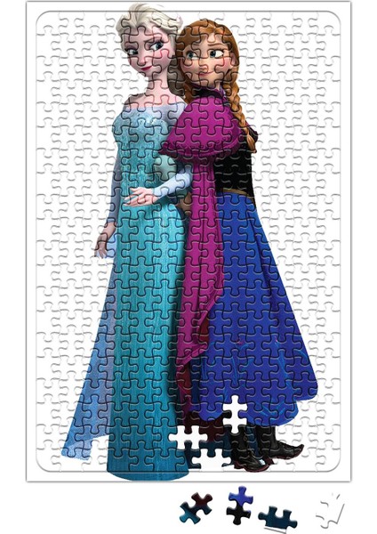 Elsa ve Anna Puzzle 240 Parça Yapboz