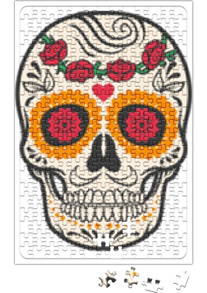 Desenli Kuru Kafa Puzzle 240 Parça Yapboz
