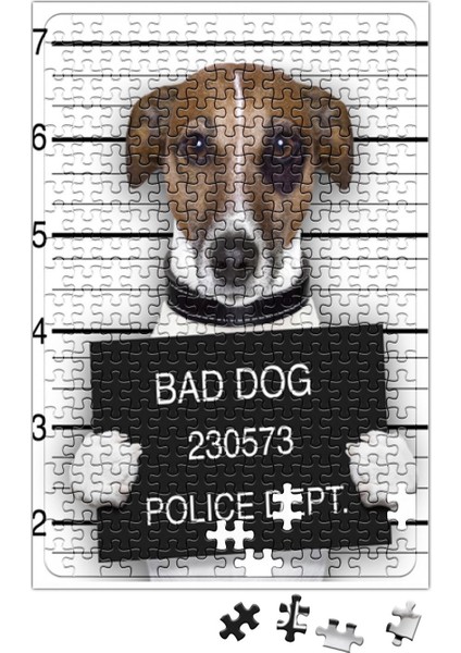 Bad Dog Pug Köpek Puzzle 240 Parça Yapboz