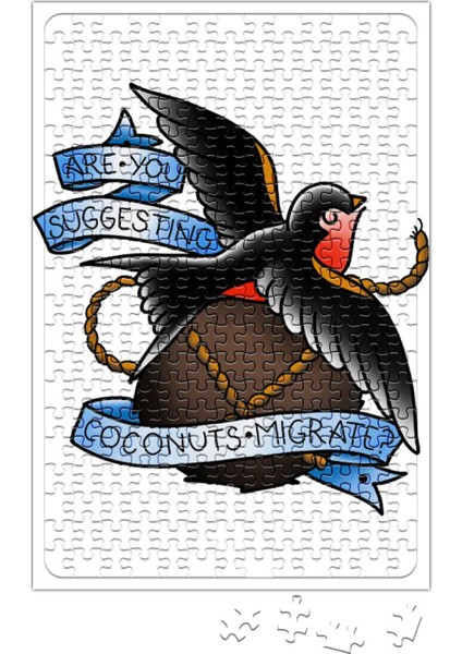 Monty Python Coconuts Migrate Puzzle 240 Parça Yapboz