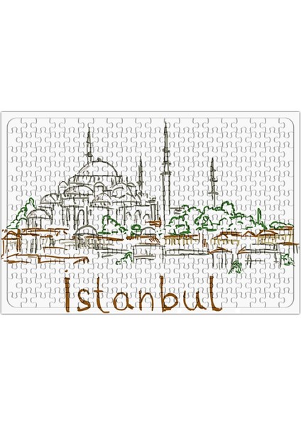 Istanbul Puzzle 240 Parça A3-Yan