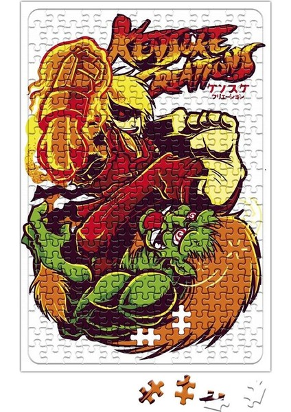 Street Fighter Atari Puzzle 240 Parça Yapboz