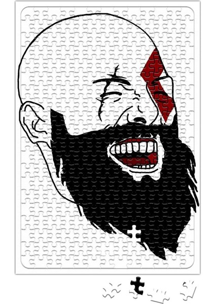 Kratos Laughing Puzzle 240 Parça Yapboz