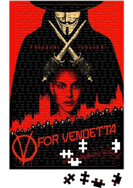 V For Vendetta Freedom Puzzle 240 Parça Yapboz