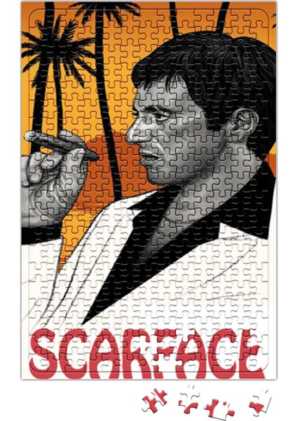 Scarface Illüstrasyon Puzzle 240 Parça Yapboz