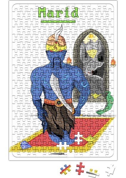 The Djinn War Marid Faction Blue Djin Quest Puzzle