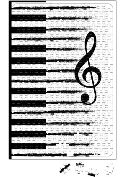 Piyano Müzik Notaları Puzzle 240 Parça Yapboz