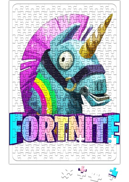 Fortinite Unicorn Shirt Unicornio Fortinite Puzzle 240 Parça