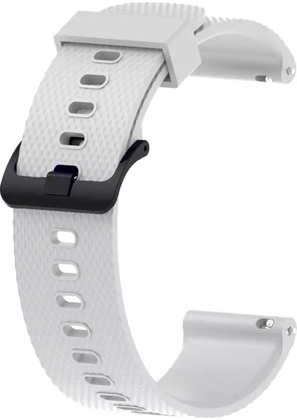 Casestreet Huawei Watch Gt 3 Active 42MM Kordon Silikon Kancalı Krd 46 Beyaz