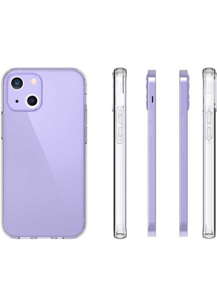 Casestreet Apple iPhone 13 Mini Kılıf Süper Silikon Renksiz + Nano Glass Renksiz fiyatları