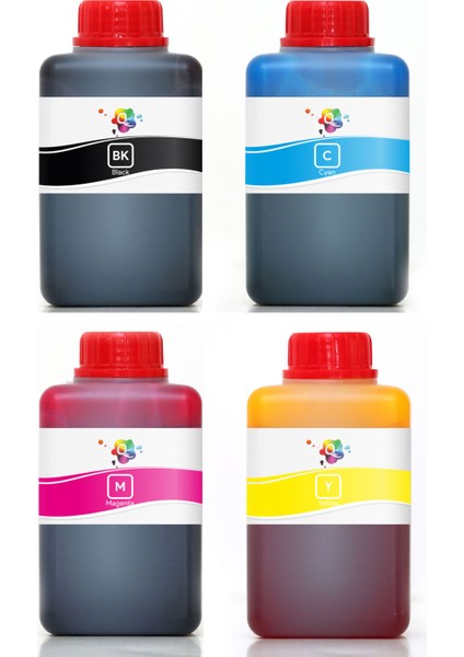 Canon Bn 200C Yazıcı Uyumlu Kartuş Mürekkebi Pro Serisi 500ML Mürekkep Seti