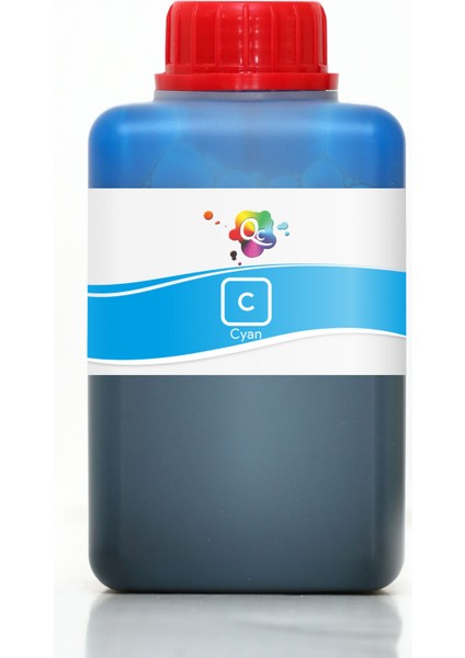 Epson L800 L805 L850 L1800 Mürekkep Qc Pro Serisi 500ML C Dye Mavi