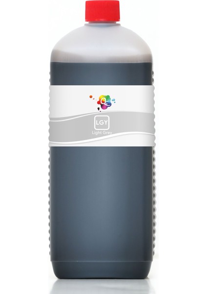 Hp 70 Mürekkep 12 Renk Qc Pro Serisi 1000ML Lgy Pigment Açık Gri