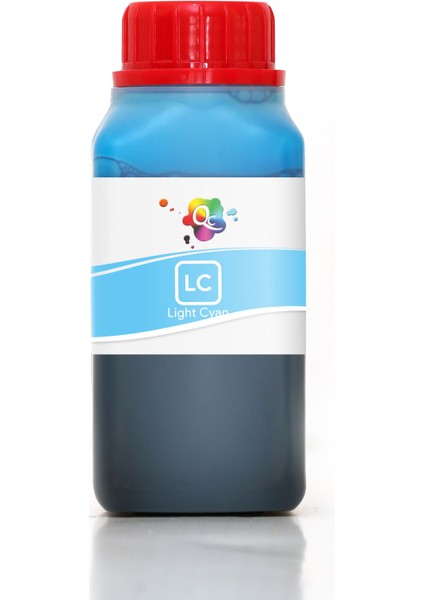 Epson L800 L805 L850 L1800 Mürekkep Qc Pro Serisi 250ML Lc Dye Açık Mavi