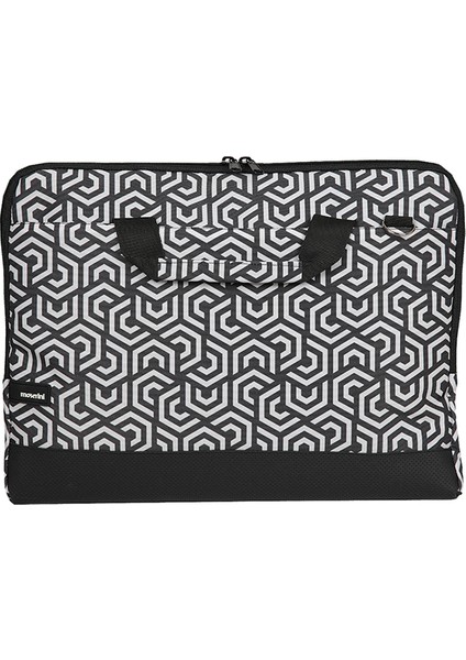 15.6'' Taban Korumalı, Omuz Askılı, Desenli Notebook Laptop Macbook Çantası - Rosetta