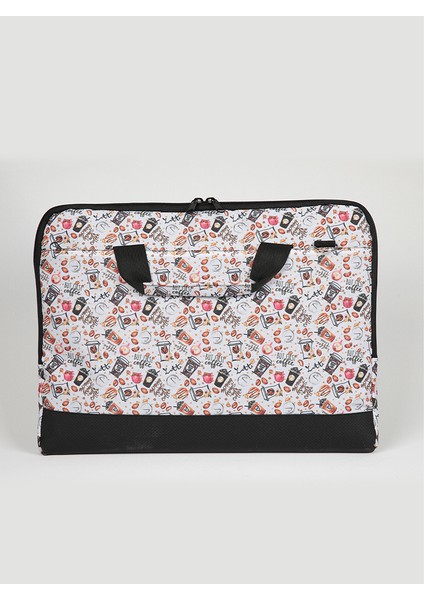 15.6'' Taban Korumalı, Omuz Askılı, Desenli Notebook Laptop Macbook Çantası - Spica indirimleri