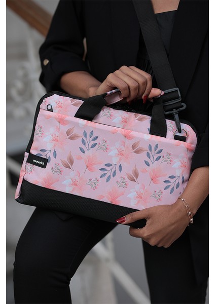 13'' - 13.3'' Taban Korumalı, Omuz Askılı Desenli Macbook Air-Pro Laptop Çantası - Venus modelleri