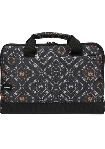 13'' - 13.3'' Taban Korumalı, Omuz Askılı Desenli Macbook Air-Pro Laptop Çantası - Gordion