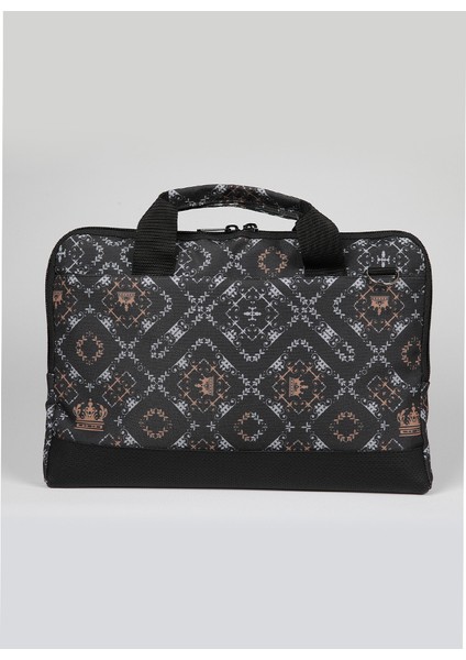13'' - 13.3'' Taban Korumalı, Omuz Askılı Desenli Macbook Air-Pro Laptop Çantası - Gordion indirimleri