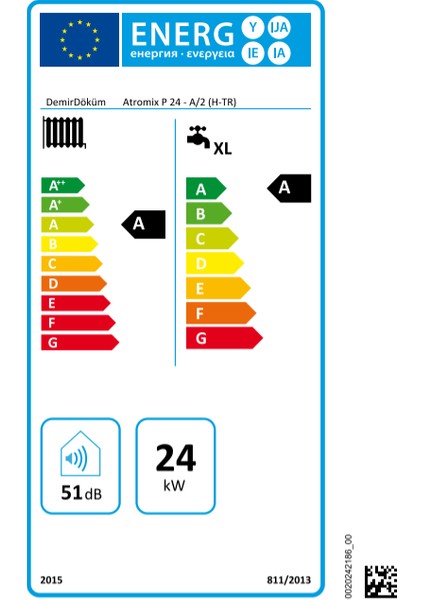 Atromix 24/24 Kw (20.000 Kcal) Tam Yoğuşmalı Kombi