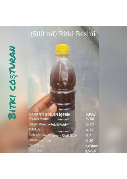 Berke Fidancılık 500 ml Kök Geliştiren ve Tane Tutturucu Gübre