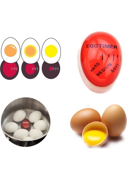 Dublör Yumurta Zamanlayıcı Egg Timer Pişirme Zaman Ayarlama