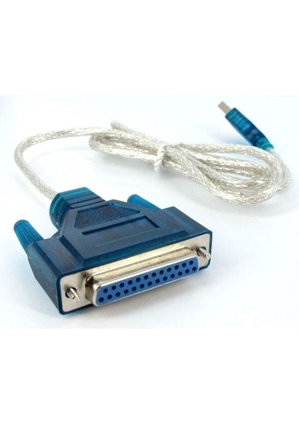 USB 2.0 To 25 Pin Paralel Lpt DB25 Dişi Yazıcı Kablosu