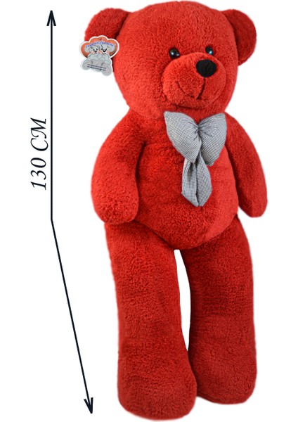 Harika Peluş 130 cm Papyonlu Büyük Ayıcık