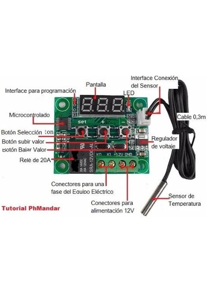 Kuluçka Makinesi,akvaryum Termostatı Dijital Termostat 12V modelleri