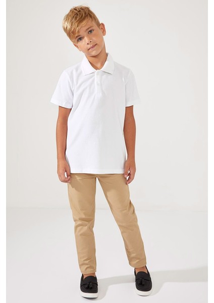 Polo Yaka Okul Tişörtü