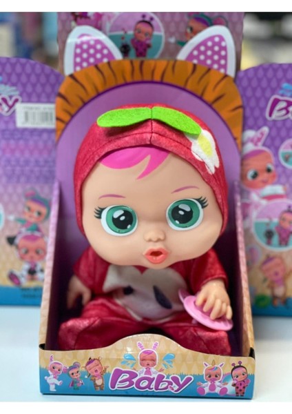 Cry Babies Ağlayan Bebekler Sesli Emzikli Oyuncak Et Bebek