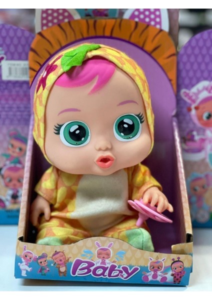 Cry Babies Ağlayan Bebekler Sesli Emzikli Oyuncak Et Bebek
