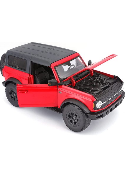 1/18 2021 Model Ford Bronco Wildtrak Kırmızı