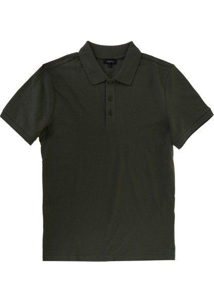 Erkek Haki Polo T-Shirt