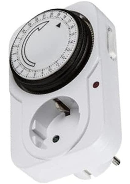 ED4110 Zaman Ayarlı Priz Mekanik Zaman Saati 220-240V