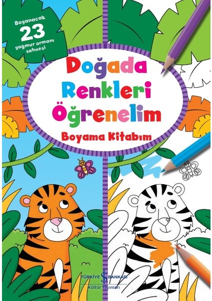 Doğada Renkleri Öğrenelim Boyama Kitabım