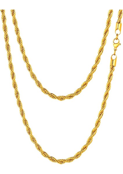 Altın Kaplama Gümüş Halat Zincir 3 mm fiyatları