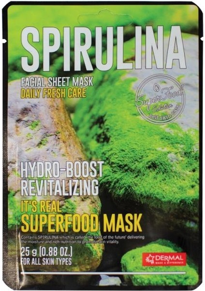 Nem ve Canlandırıcı Spirulina Maskesi 25 gr