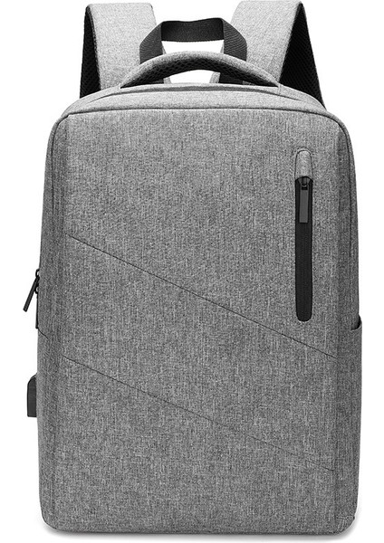 Moda Seyahat Sırt Çantası, 15.6 Inç Dizüstü Bilgisayar Sırt Çantası, Okul Çantası, Iş Çantası, USB Şarj Portlu Erkek Su Geçirmez Iş Çantası