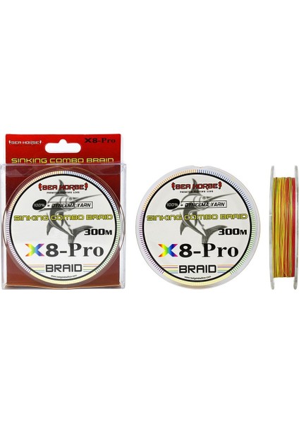 Sea Horse Sinking Combo Braid X8 0,16 300 mt