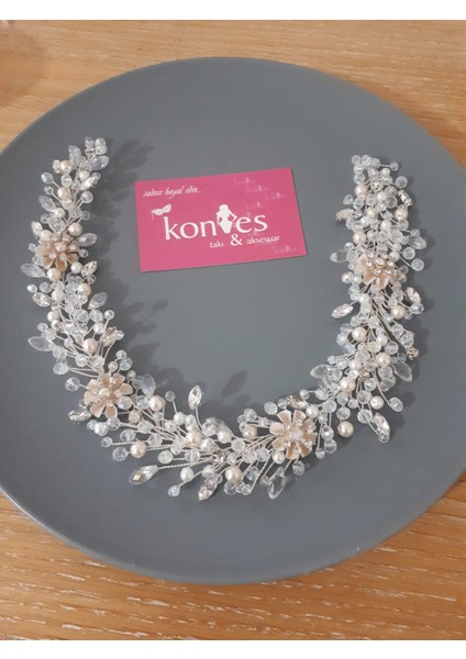 Gelin Tacı Kına Tacı Saç Aksesuarı