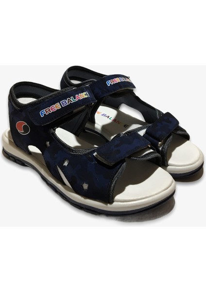 Çocuk Erkek Mavi Bantlı Sandalet modelleri